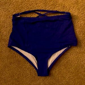 High waisted bikini bottom